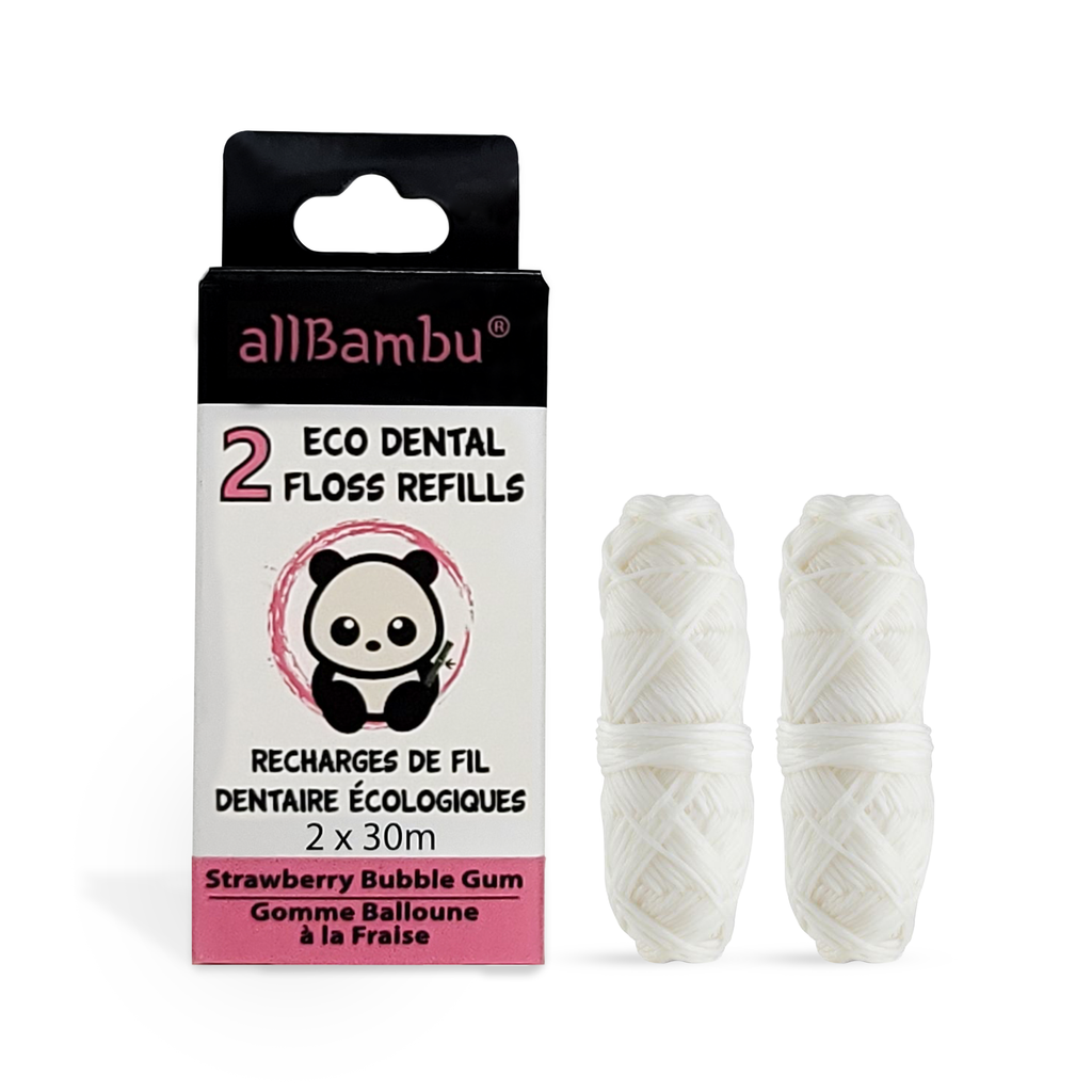 Eco Dental Floss - Strawberry Refill